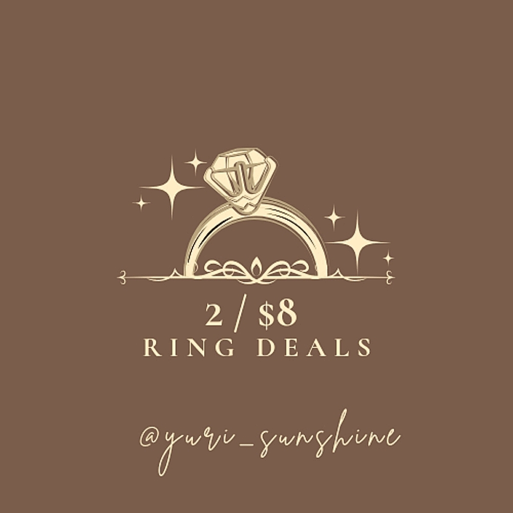 UNLISTED RINGS 2/$8